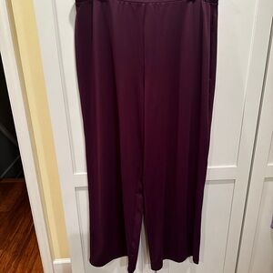 IMAN Deep Purple Wide Leg Pants
